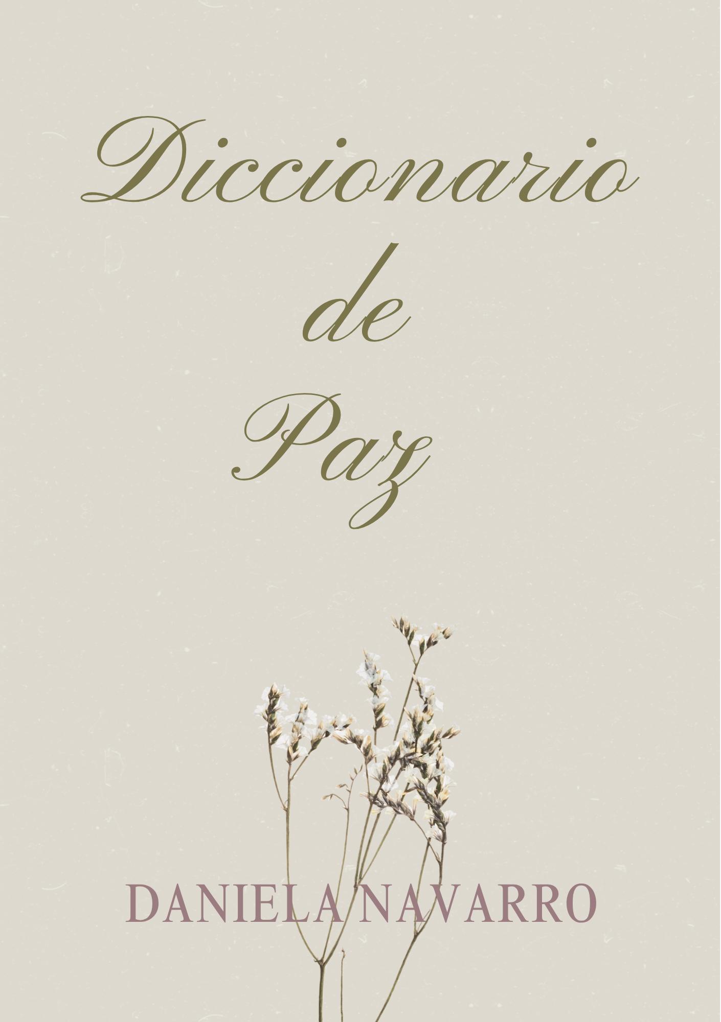 Portada de Diccionario de Paz, de Daniela Navarro
